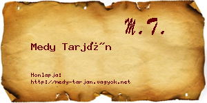 Medy Tarján névjegykártya